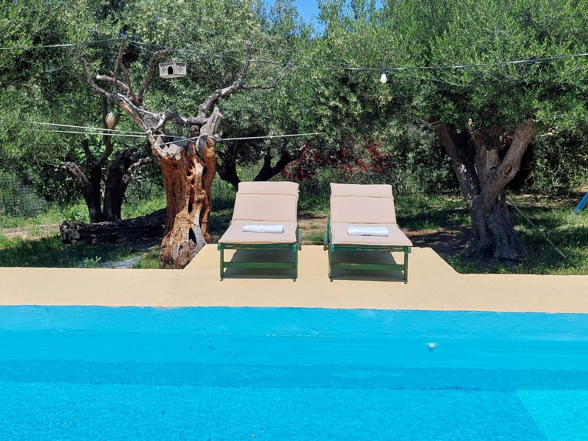 Sofiana'S Garden Retreat With Private Pool Διαμέρισμα Dhrapaniás Εξωτερικό φωτογραφία